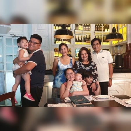 Andrea Torres with her family